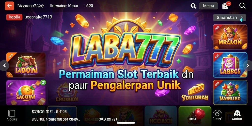 Tampilan menakjubkan dari permainan Slot LABA777 yang penuh warna.