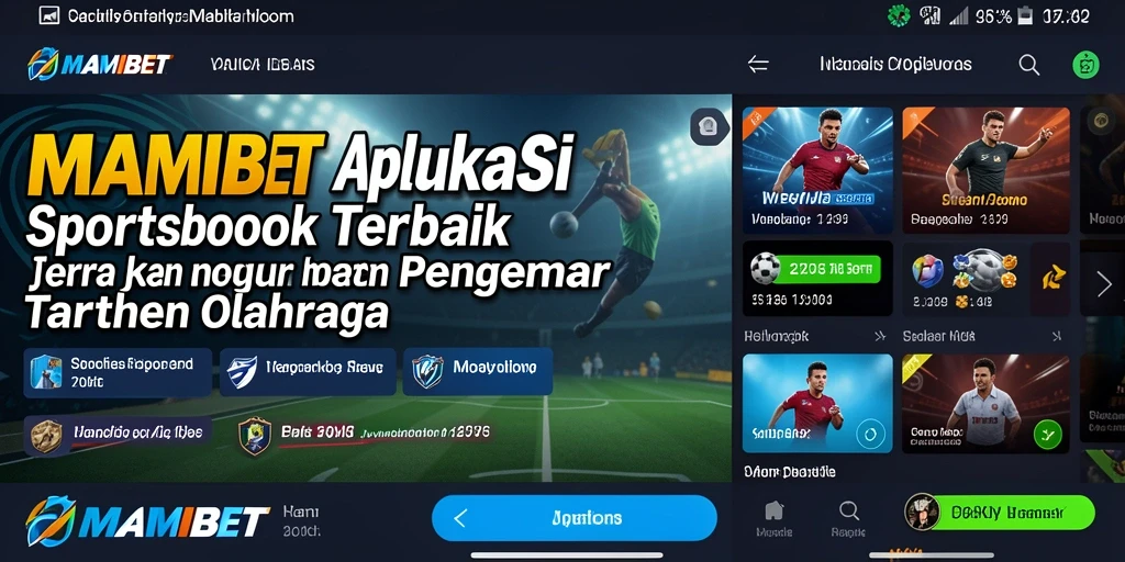 Tampilan antarmuka MAMIBET yang menarik dan mudah digunakan.