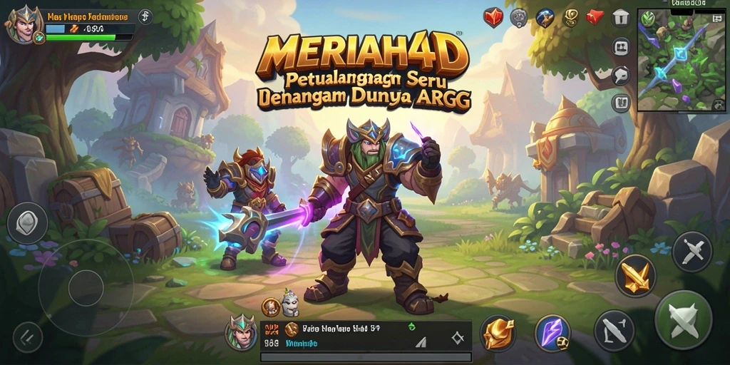 Tampilan gameplay ARPG yang menarik dan aksi seru.