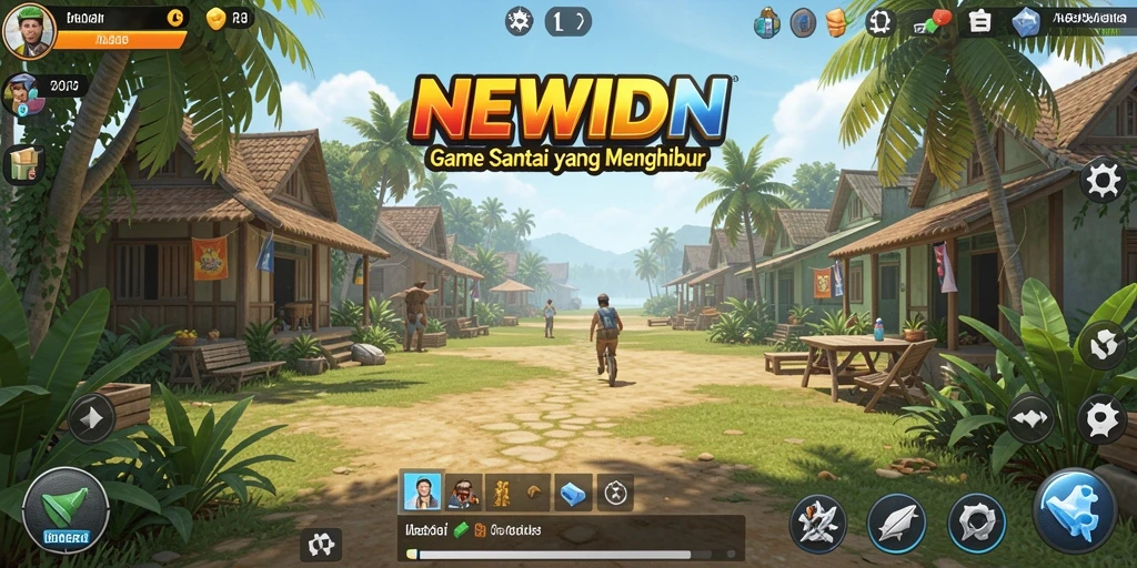 Gameplay santai dan menyenangkan dalam NEWIDN.
